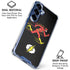 DC Comics The Flash Pixelated Running Pose Galaxy S25 Clear Case